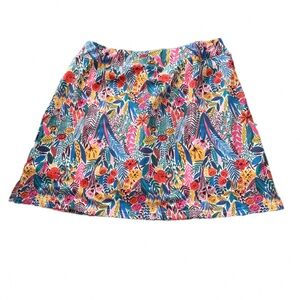 Ekouaer Double-Layered Shorts Skirt, NWT, Size Large